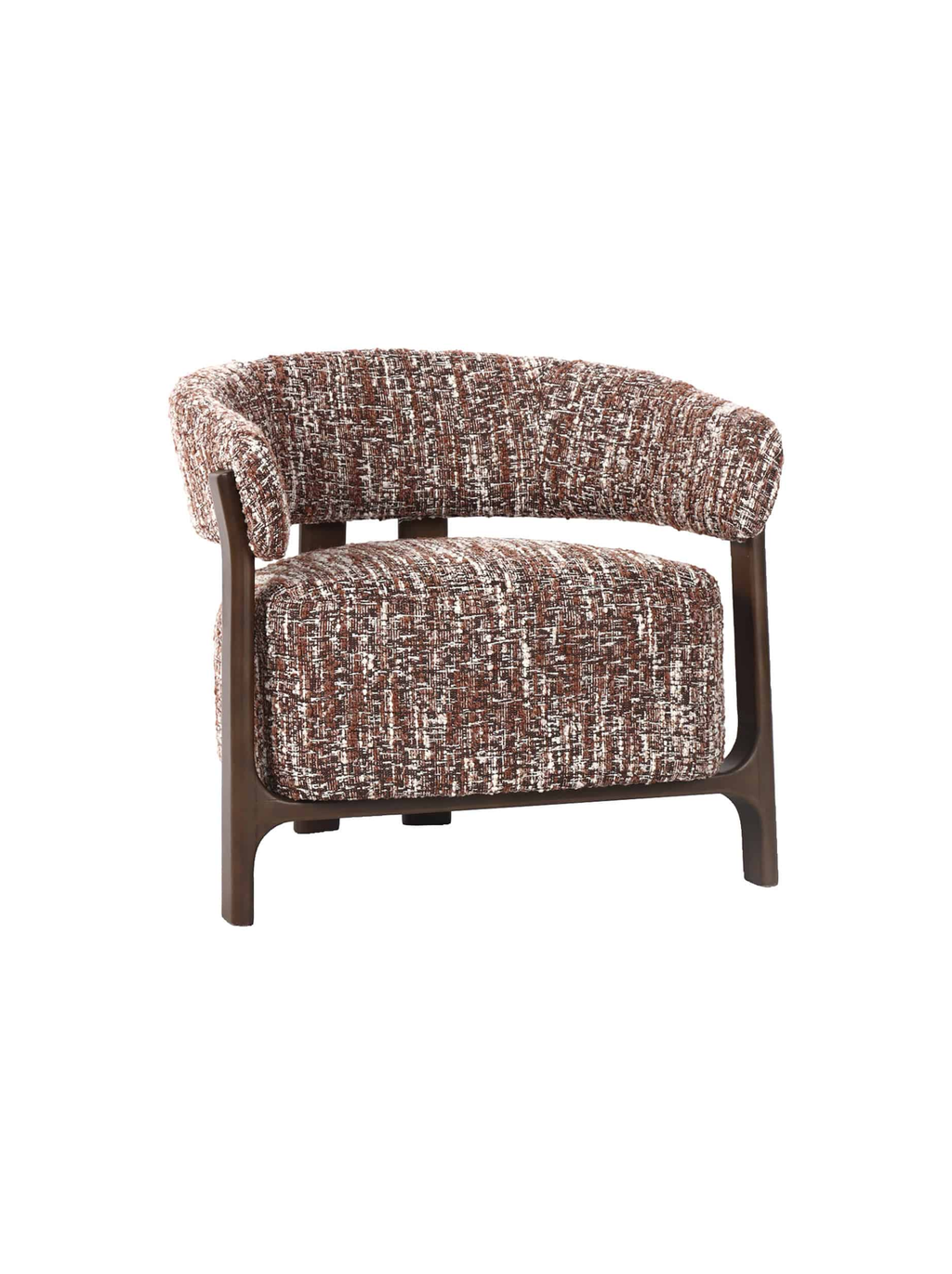 Fauteuil en tissu hazel et bois