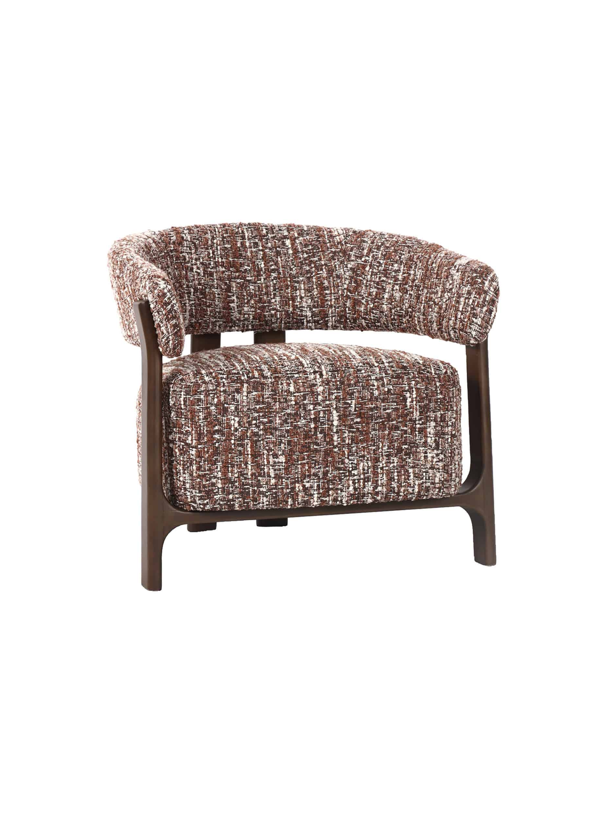 Fauteuil en tissu hazel et bois