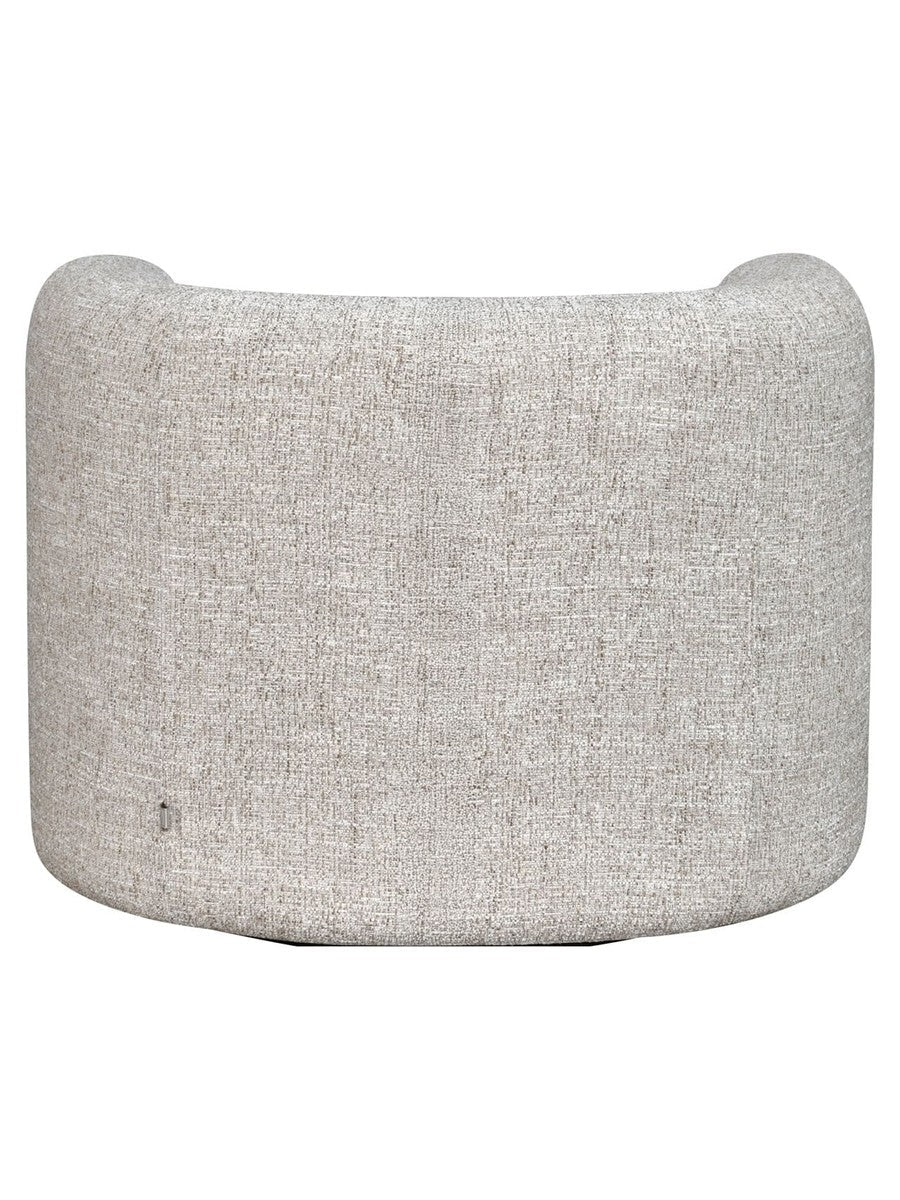 Fauteuil Corvina tweed crème - vue 5