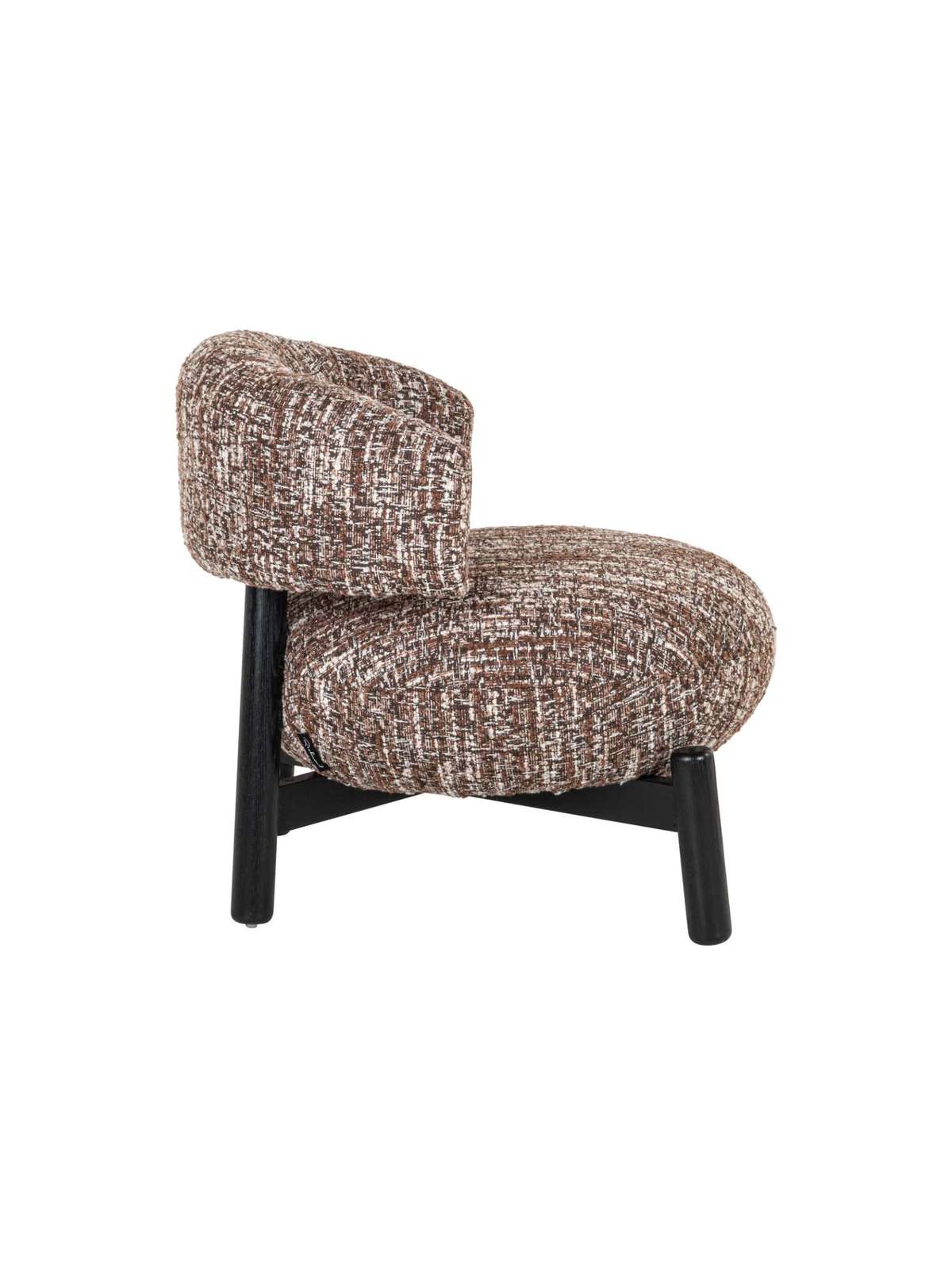 Fauteuil en tissu hazel et bois