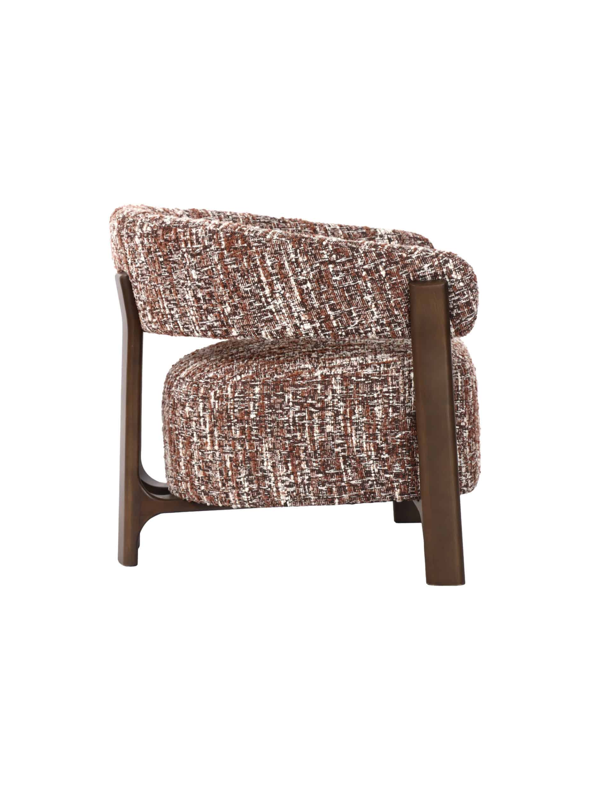 Fauteuil en tissu hazel et bois