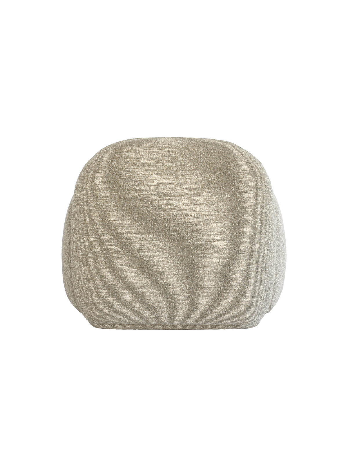 Fauteuil en tissu lodge beige et bois