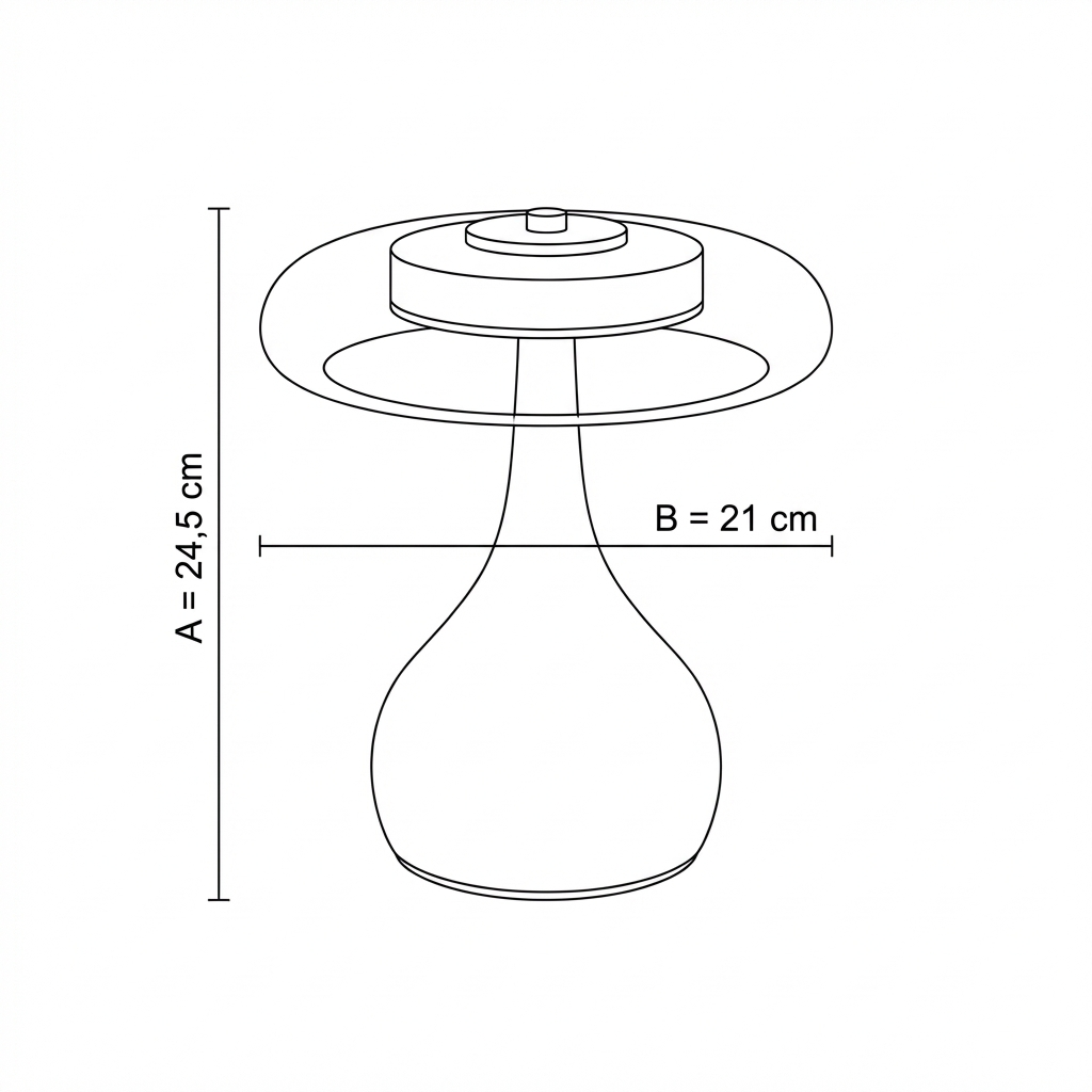 Lampe de bureau rétro en bois massif