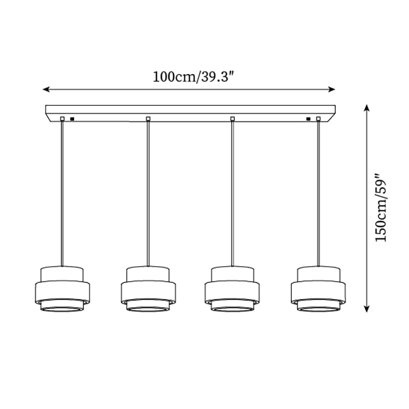 Perra Suspension Travertin - Neutralighting