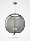 Suspension en verre fumé