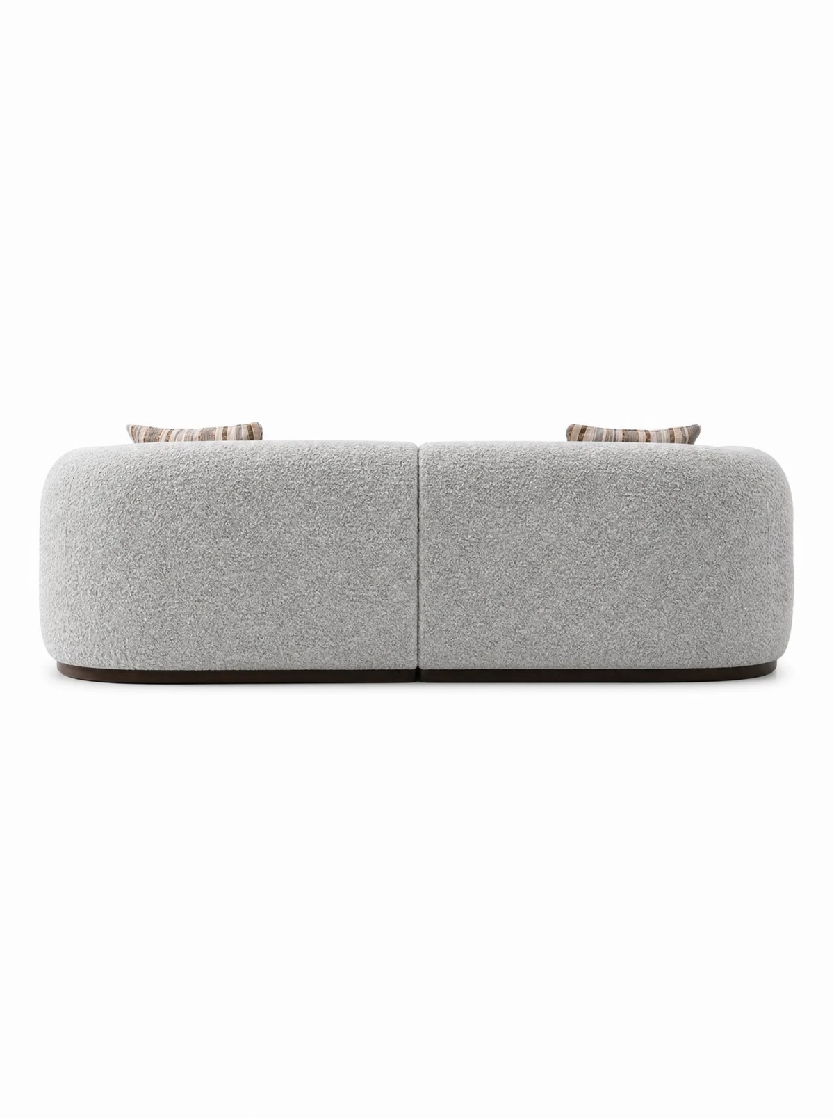 Canapé 3 places en tissu gris clair