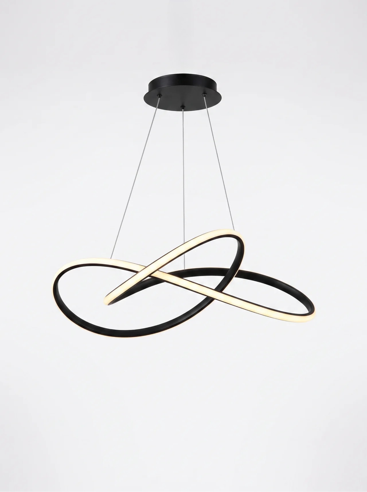 Lustre spiral en LED
