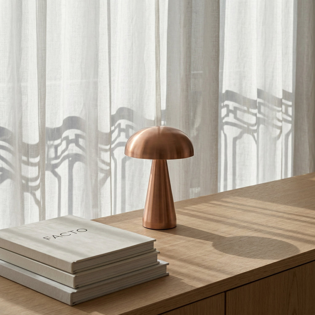 Lampe conique sans fil tactile