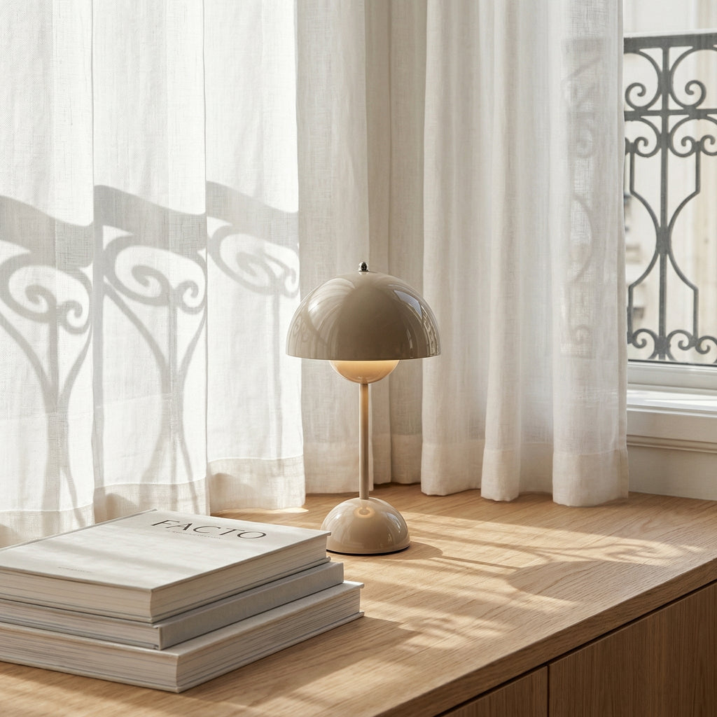 Lampe champignon tactile sans fil