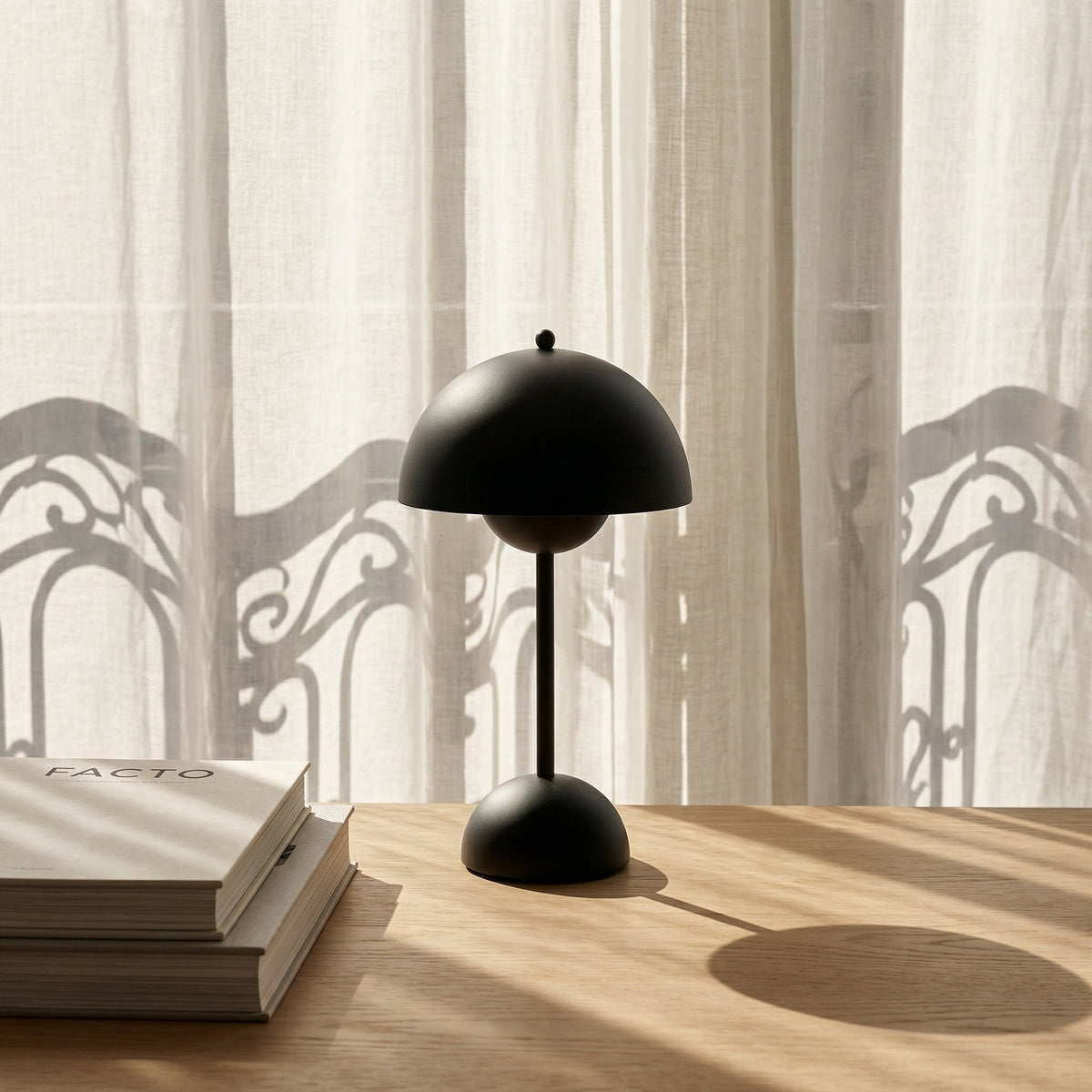 Lampe champignon tactile sans fil