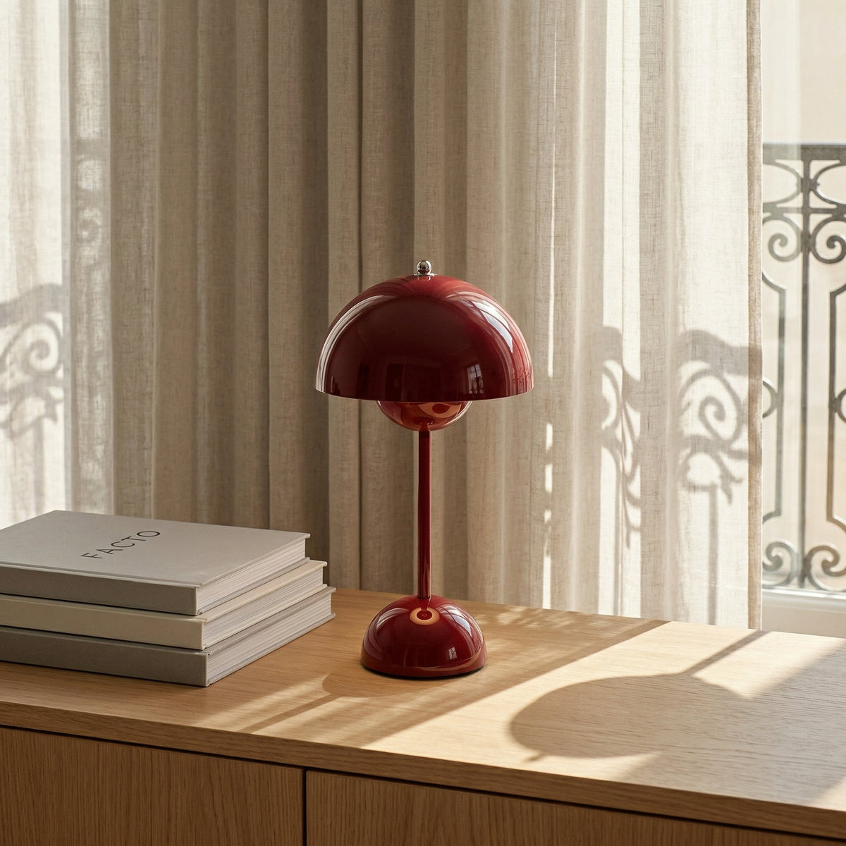 Lampe champignon tactile sans fil