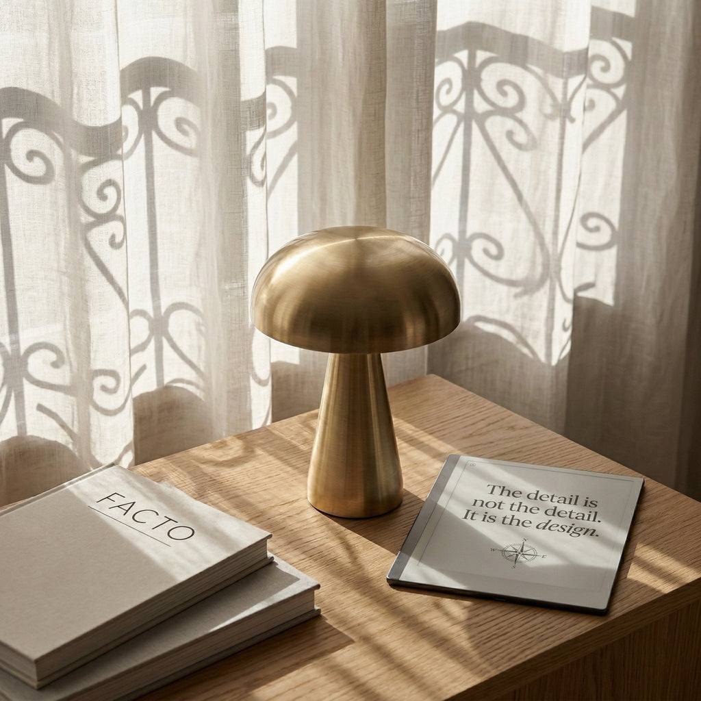 Lampe conique sans fil tactile