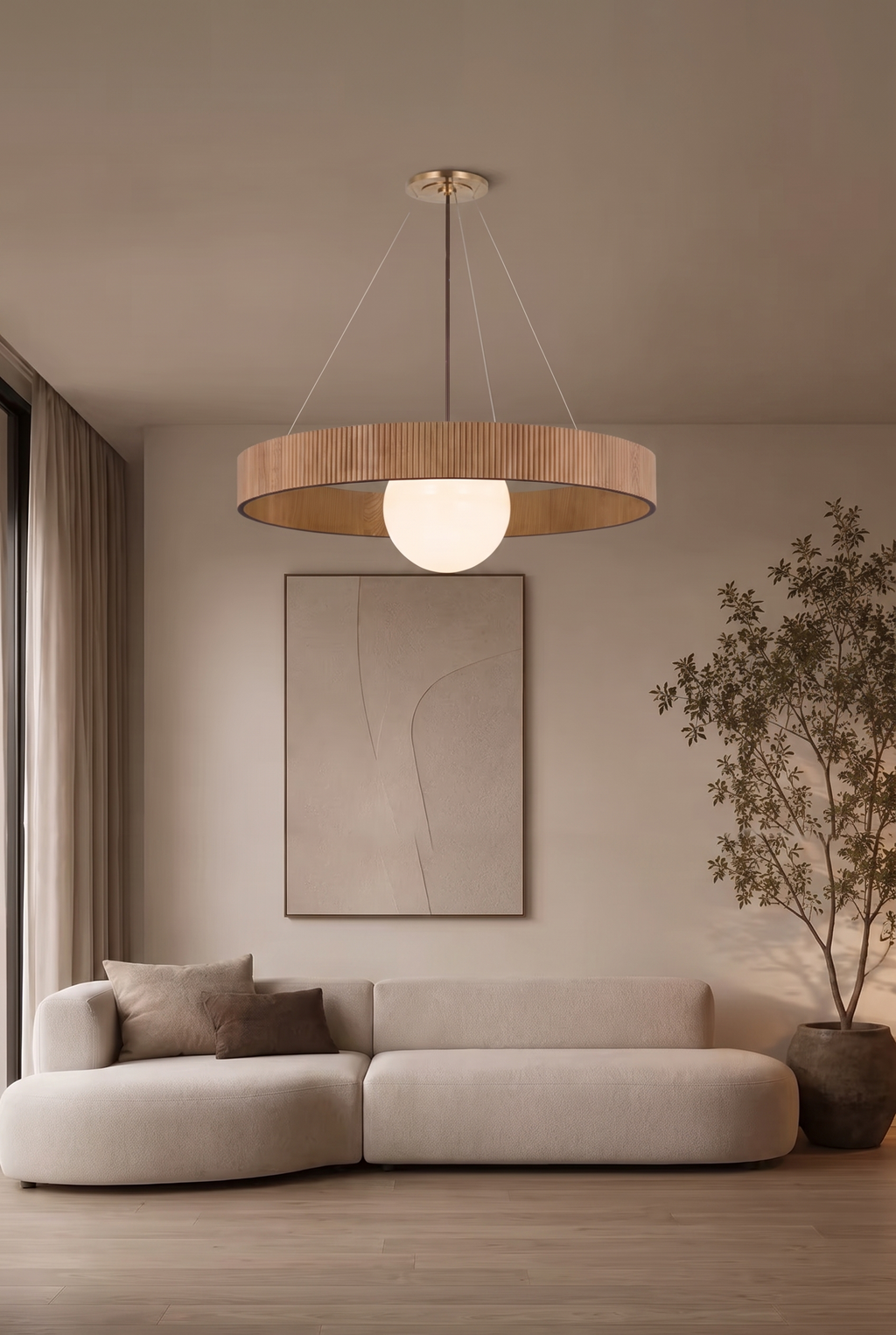 Lustre suspendu LED moderne