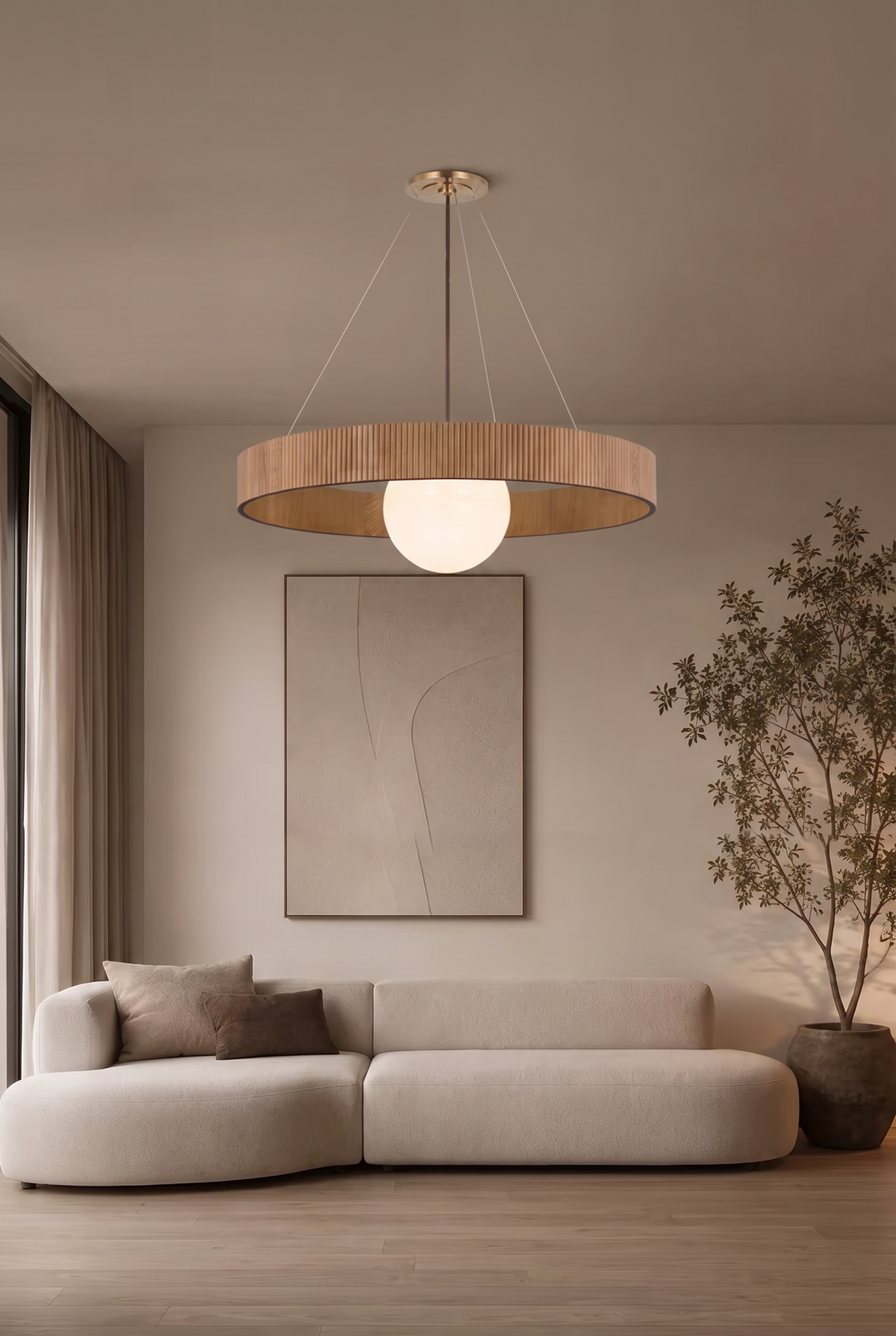 Lustre suspendu LED moderne