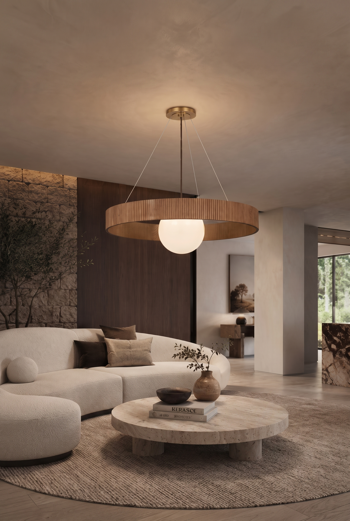 Lustre suspendu LED moderne