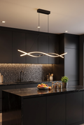 Lustre linéaire LED moderne