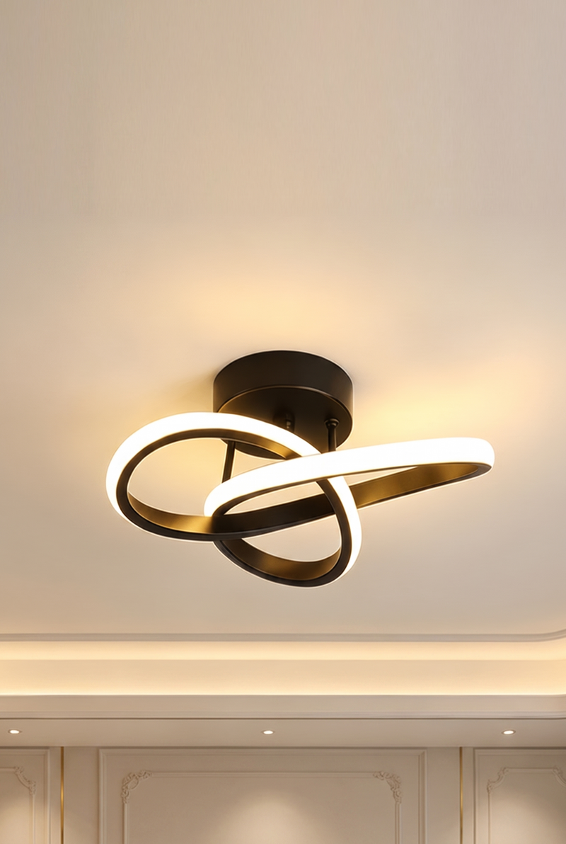 Geometric Metal Ceiling Light