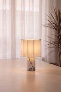 Lampe de table en marbre
