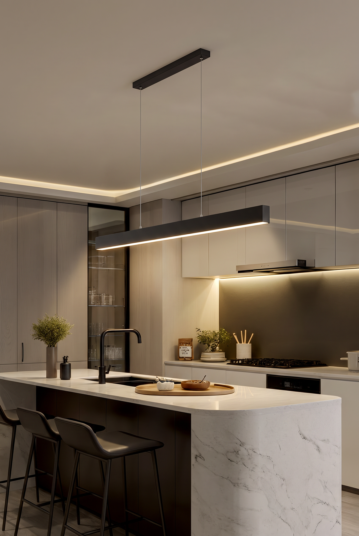 Suspension linéaire LED