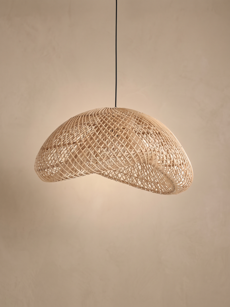 Woven Rattan Pendant Light