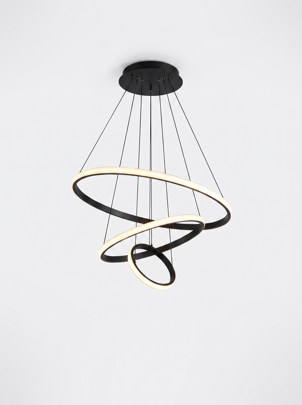 Lustre spiral en LED