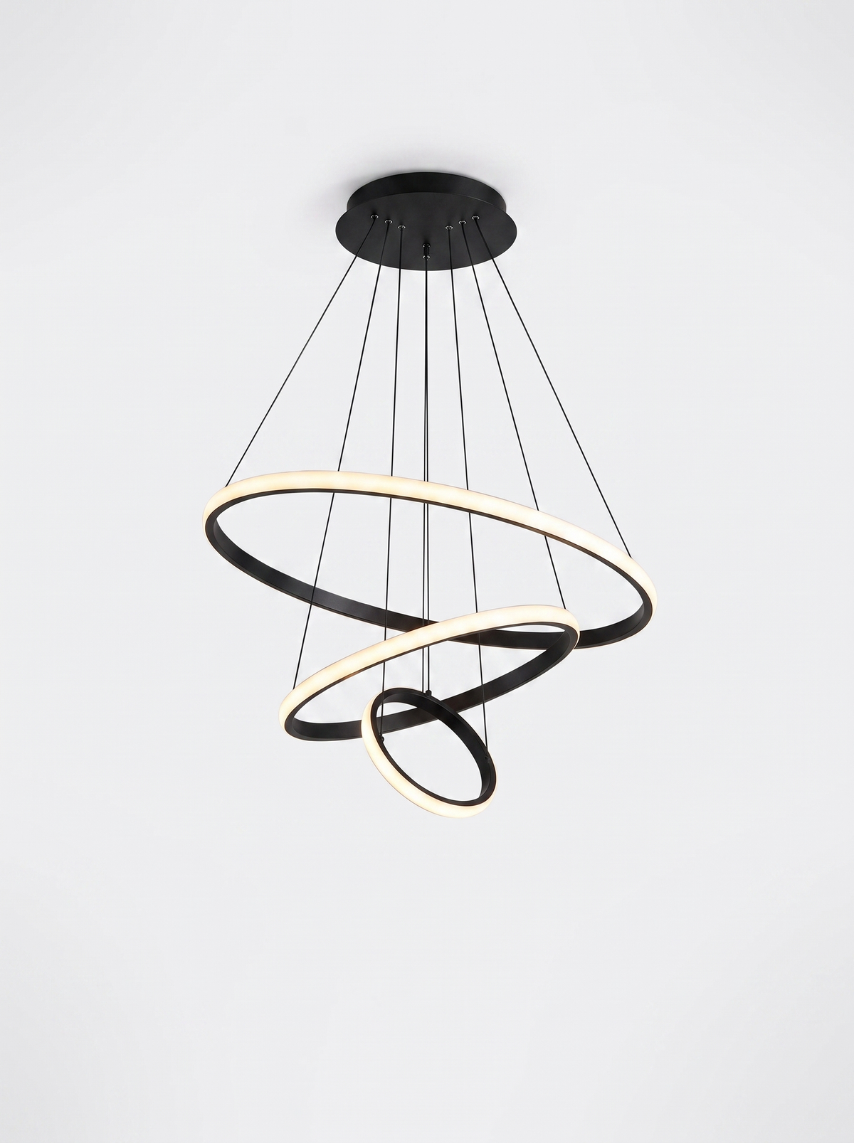 Lustre spiral en LED