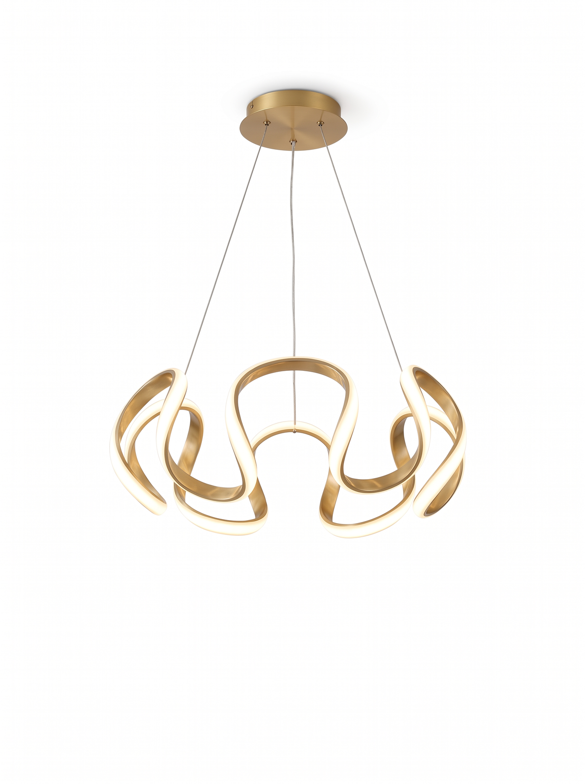 Lustre spiral en LED