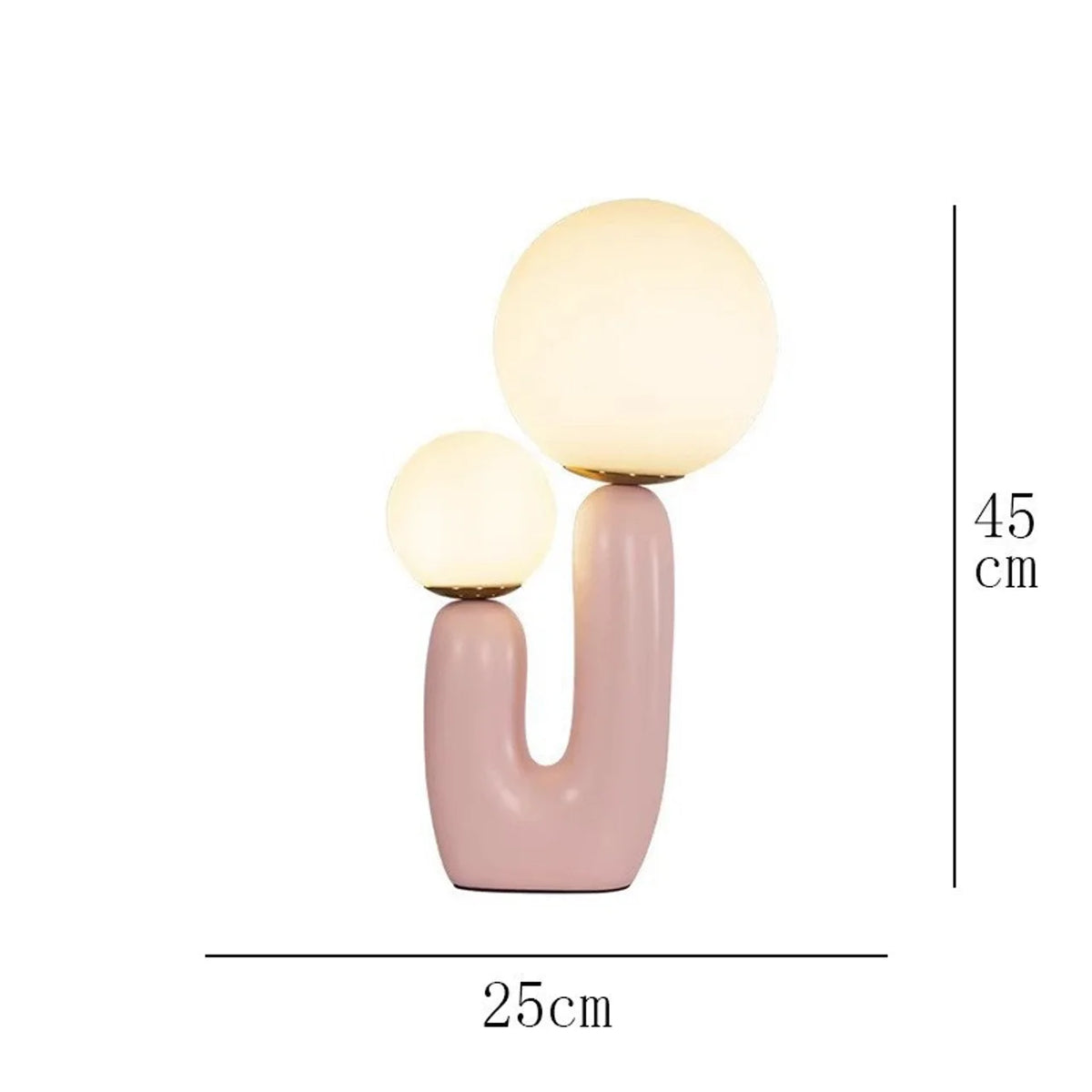 Lampe de table en céramique et laiton