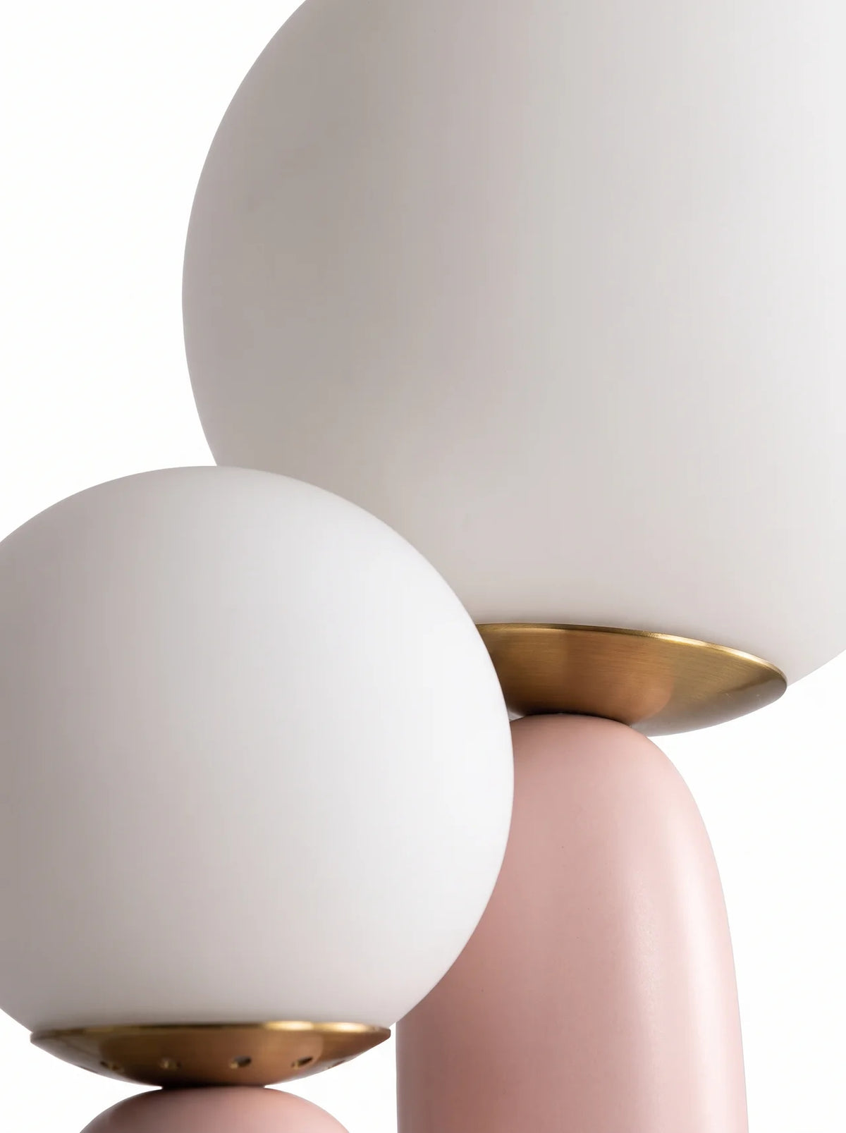 Lampe de table en céramique et laiton